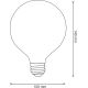 LED-lampa VINTAGE AMBER E27/4W/230V G100 2700K