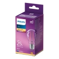 LED lampa VINTAGE Philips A60 E27/2,2W/230V 2700K