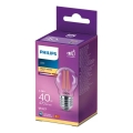 LED-lampa VINTAGE Philips P45 E27/4,3W/230V 2700K