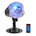 LED Laserprojektor 6W/230V IP65 + fjärrkontroll