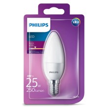 LED ljus Philips E14/4W/230V - ljus milky
