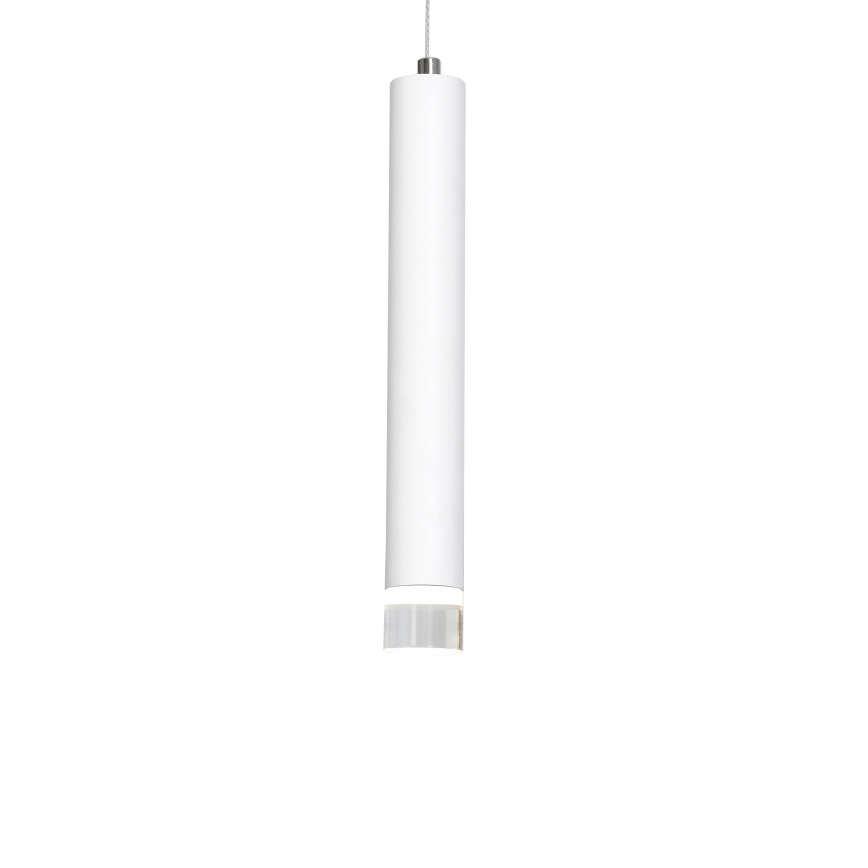 LED Ljuskrona med snöre ALBA 3xLED/15W/230V vit
