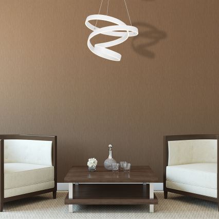 LED Ljuskrona med snöre ANDROMEDA LED/45W/230V