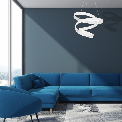 LED Ljuskrona med snöre ANDROMEDA LED/45W/230V