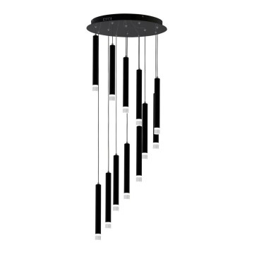 LED Ljuskrona med snöre BilBON 12xLED/12W/230V