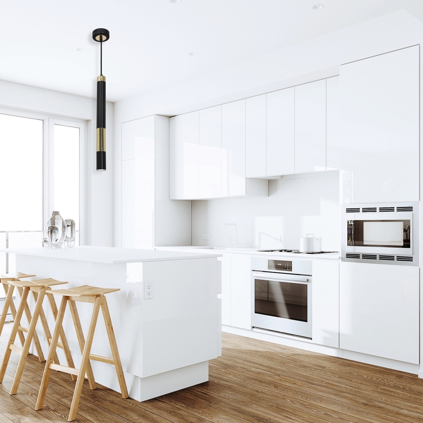 LED Ljuskrona med snöre DALLAS 1xGU10/3W/230V