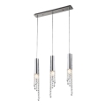 LED Ljuskrona med snöre DUERO 3xLED/3W/230V