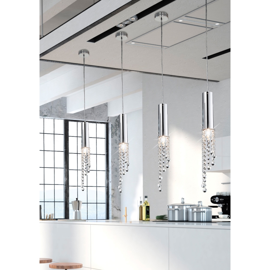 LED Ljuskrona med snöre DUERO LED/3W/230V