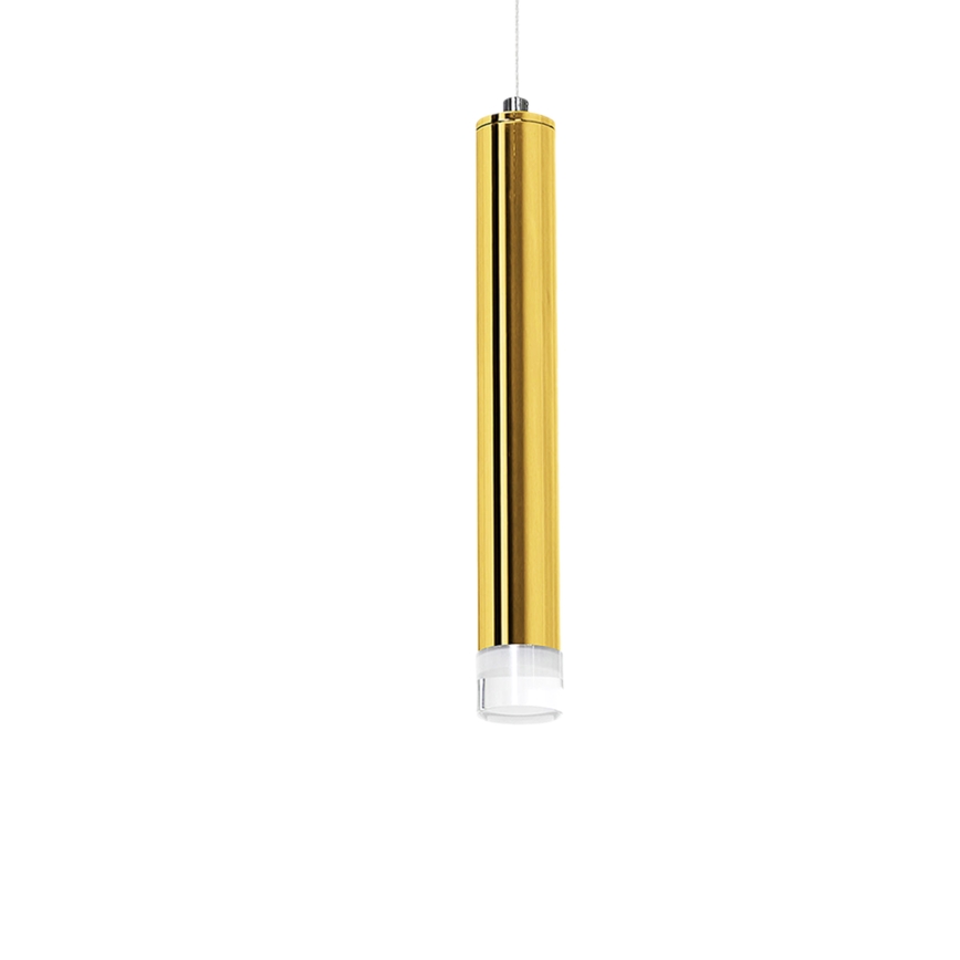 LED Ljuskrona med snöre GOLDIE 5xLED/25W/230V guld