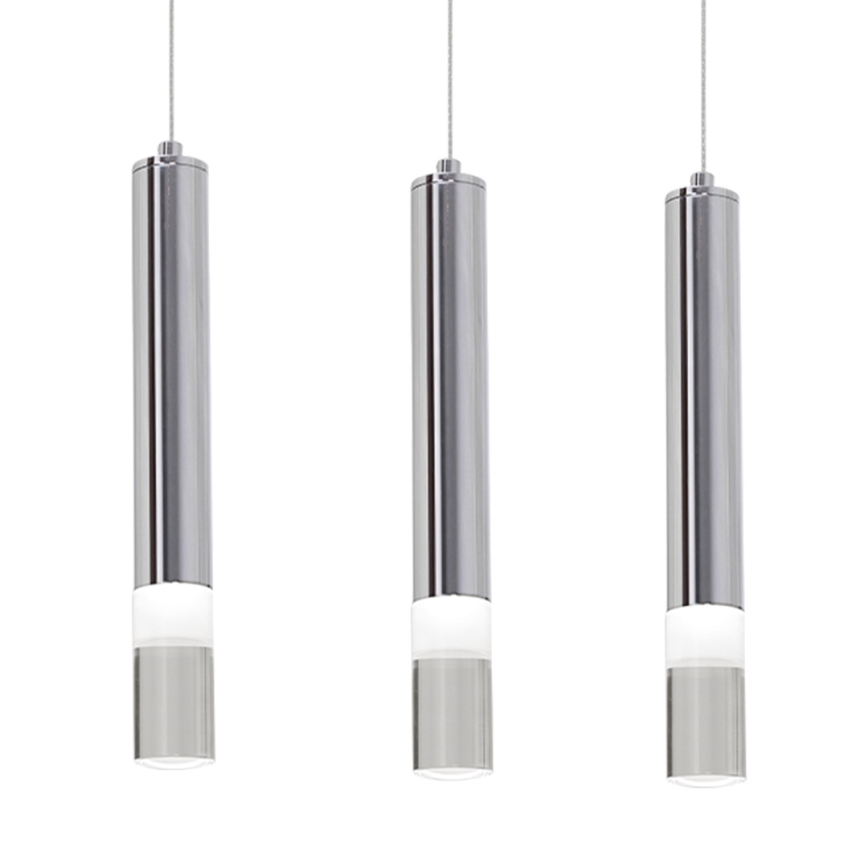 LED Ljuskrona med snöre ICE 5xLED/5W/230V