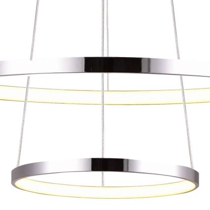 LED Ljuskrona med snöre LUNE LED/40W/230V