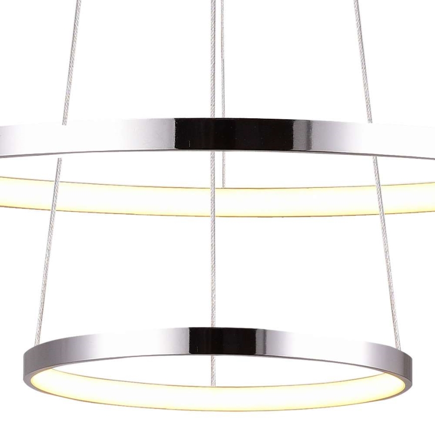 LED Ljuskrona med snöre LUNE LED/40W/230V