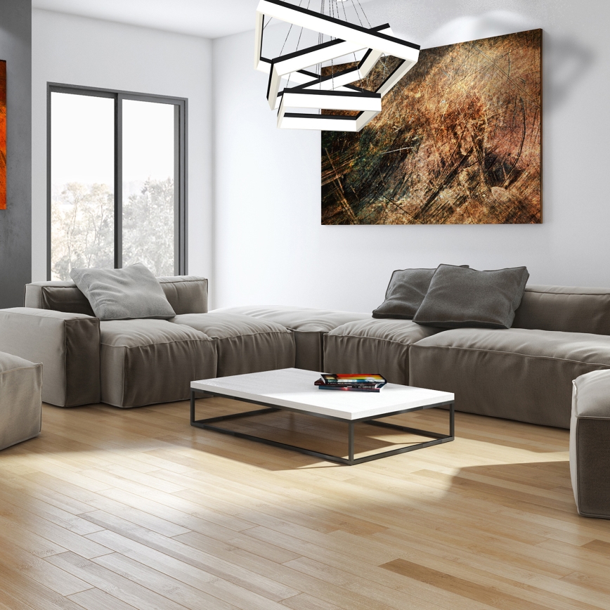 LED Ljuskrona med snöre NERO 3xLED/140W/230V