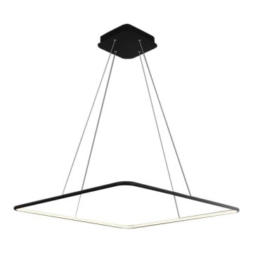 LED Ljuskrona med snöre NIX LED/25W/230V svart