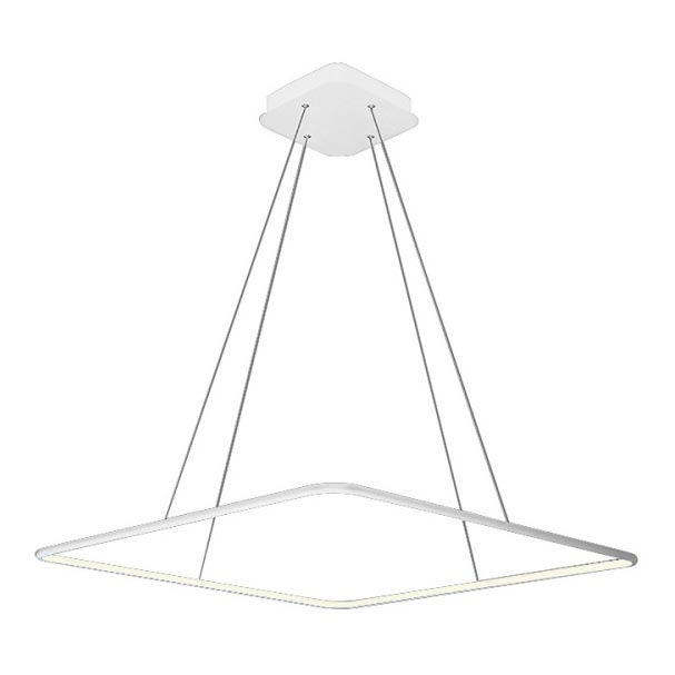 LED Ljuskrona med snöre NIX LED/25W/230V vit