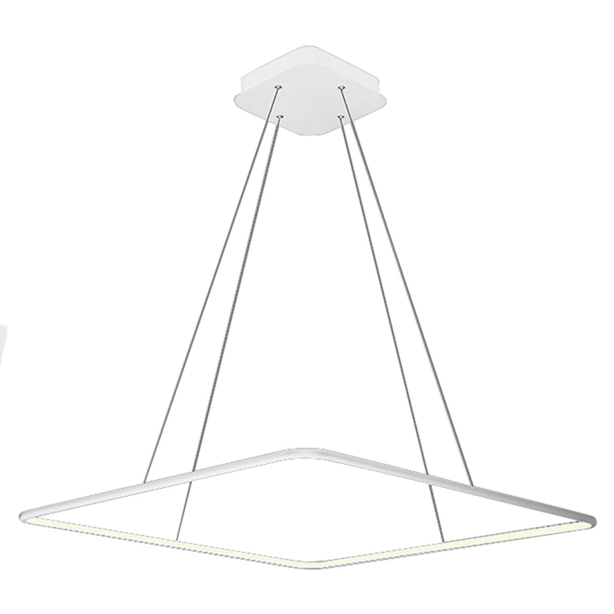 LED Ljuskrona med snöre NIX LED/25W/230V vit