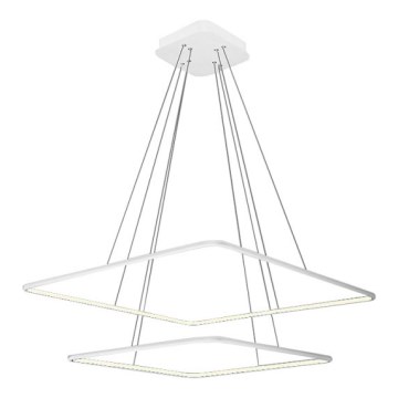 LED Ljuskrona med snöre NIX LED/50W/230V vit