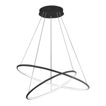 LED Ljuskrona med snöre ORION 2xLED/53W/230V