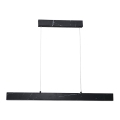 LED Ljuskrona med snöre PIERCE LED/18W/230V svart