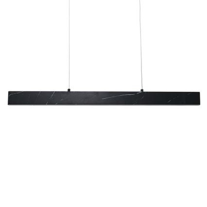 LED Ljuskrona med snöre PIERCE LED/18W/230V svart