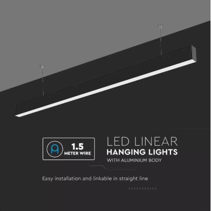 LED Ljuskrona med snöre SAMSUNG CHIP LED/40W/230V 3000K/4000K/6400K