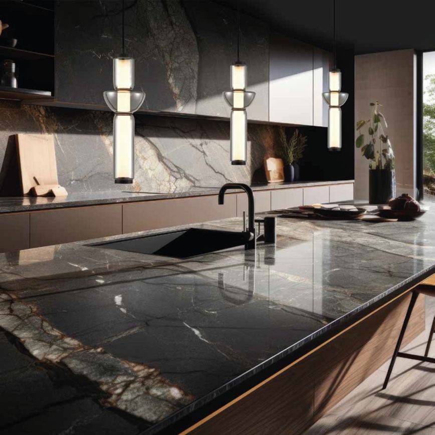 LED ljuskrona med textilsladd CAMPO LED/19W/230V