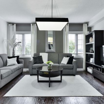 LED ljuskrona med textilsladd LED/110W/230V 4000K 80x80 cm