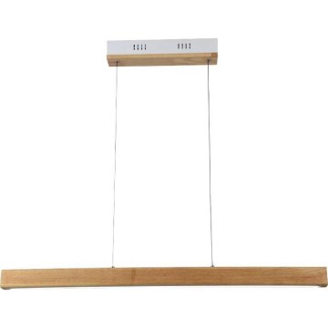 LED ljuskrona med textilsladd LED/12W/230V 4000K brun