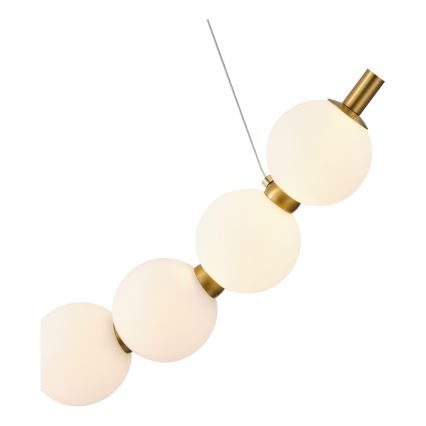 LED ljuskrona med textilsladd LED/19W/230V 3000K