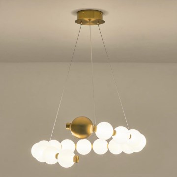 LED ljuskrona med textilsladd LED/20W/230V 3000K