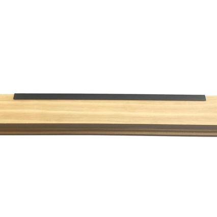 LED ljuskrona med textilsladd LED/22W/230V 4000K 120 cm tall/massivt trä