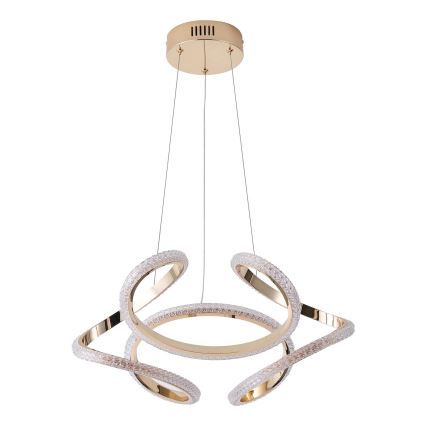 LED ljuskrona med textilsladd LED/24W/230V 3000K 50x120 cm