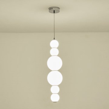 LED ljuskrona med textilsladd LED/24W/230V 3000K