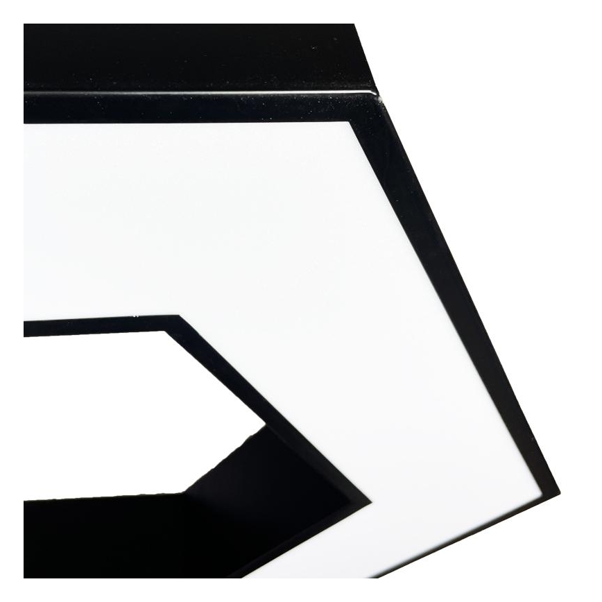 LED ljuskrona med textilsladd LED/28W/230V 4000K diameter 60 cm