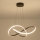 LED ljuskrona med textilsladd LED/30W/230V 3000K