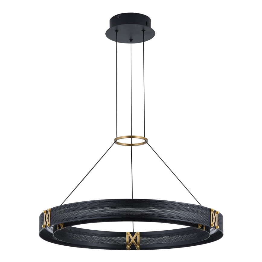 LED ljuskrona med textilsladd LED/33W/230V 3000K 62x120 cm