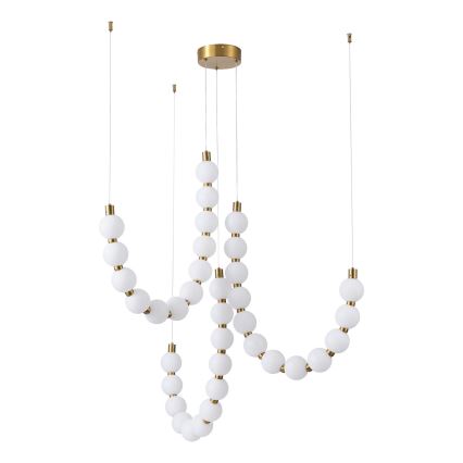 LED ljuskrona med textilsladd LED/35W/230V 3000K