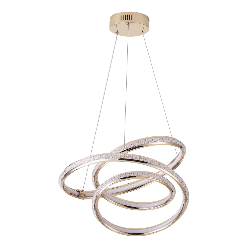 LED ljuskrona med textilsladd LED/38W/230V 3000K 50x50 cm