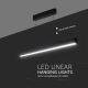 LED ljuskrona med textilsladd LED/40W/230V 3000/4000/6400K svart