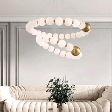 LED ljuskrona med textilsladd LED/40W/230V 3000K