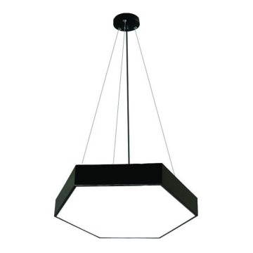 LED ljuskrona med textilsladd LED/40W/230V 4000K diameter 60 cm