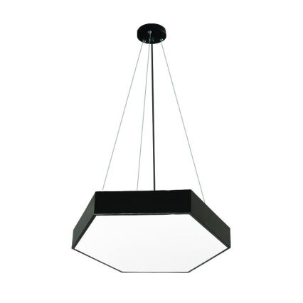 LED ljuskrona med textilsladd LED/40W/230V 4000K diameter 60 cm