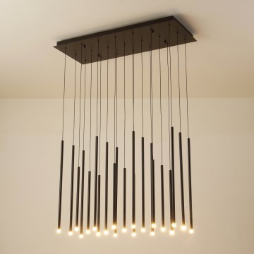 LED ljuskrona med textilsladd LED/47W/230V 3000K