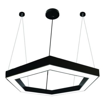 LED ljuskrona med textilsladd LED/50W/230V 4000K diameter 100 cm