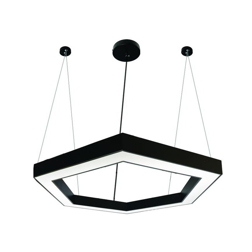 LED ljuskrona med textilsladd LED/50W/230V 4000K diameter 100 cm