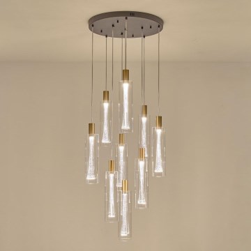 LED ljuskrona med textilsladd LED/60W/230V 3000K