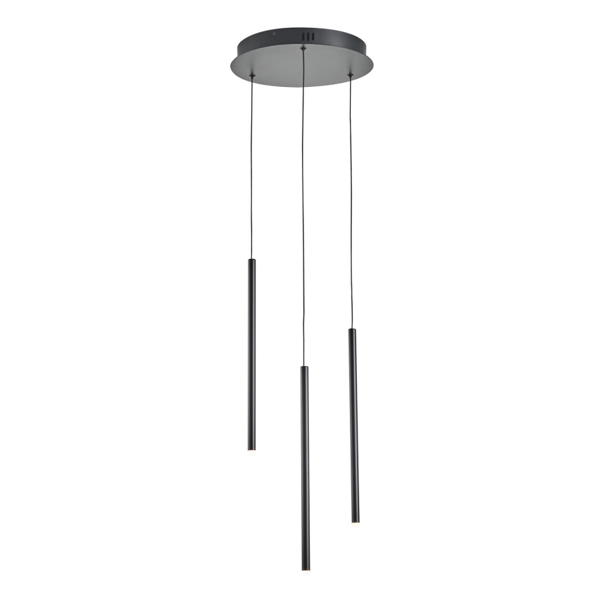 LED ljuskrona med textilsladd LED/6W/230V 3000K diameter 30 cm