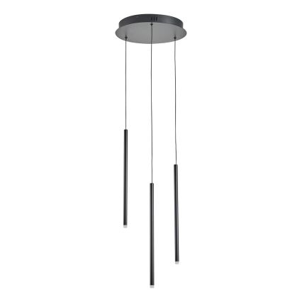 LED ljuskrona med textilsladd LED/6W/230V 3000K diameter 30 cm