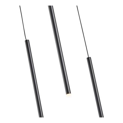 LED ljuskrona med textilsladd LED/6W/230V 3000K diameter 30 cm