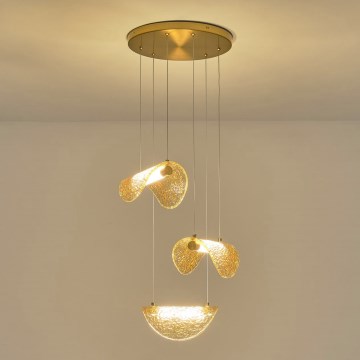 LED ljuskrona med textilsladd LED/6W/230V 3000K